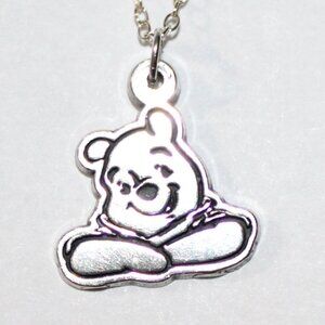 Disney Sterling Silver Winnie the Pooh Necklace